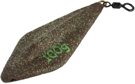 CIĘŻAREK - TRILOBIT Z KRĘTLIKIEM - 80g - CIEMNO ZIELONY - op.10szt.