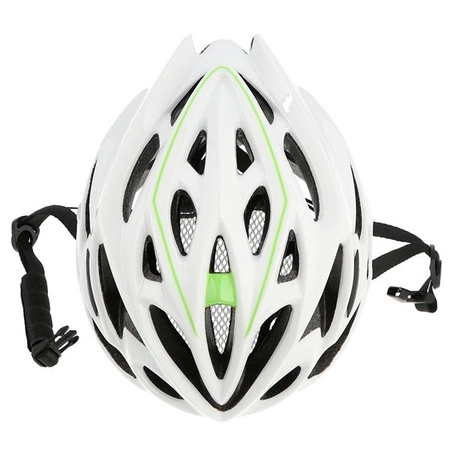 Kask rowerowy biało-zielony rozmiar M MTW58 Nils Extreme