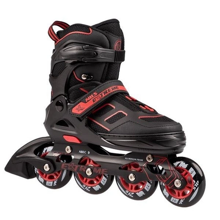 Łyżworolki NA14174A czarno-czerwone Nils Extreme rozmiar M