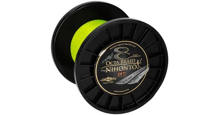 PLECIONKA - NIHONTO OCTA BRAID - 0.12mm/8.90kg/2100m - FLUO ŻÓŁTA - op.1szp.