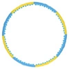 Hula hop masujący z magnesami 110cm żółto-niebieskie HHP022 HMS