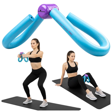 Kobieta wykonująca trening ud z morską agrafką fitness Pretorians.