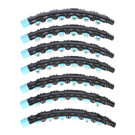 Hula hop masujący z magnesami 98cm czarno-niebieski HHP006 HMS