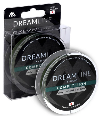 PLECIONKA - DREAMLINE COMPETITION - 0.23mm/23.61kg/300m - ZIELONA - op.1szp.