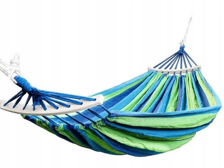 Hamak, huśtawka zielona 260x150cm H01 Be-Active.pl