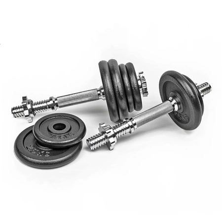 Zestaw hantli żeliwnych 2x10kg