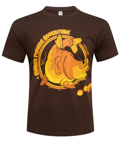 T-SHIRT - MIKADO FISHING ADVENTURE - rozm. XL - KARP - op.1szt.