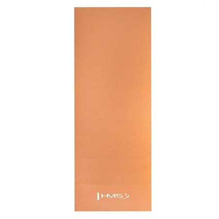 Gruba mata do ćwiczeń fitness 6mm HMS YM02 pomparańczowa