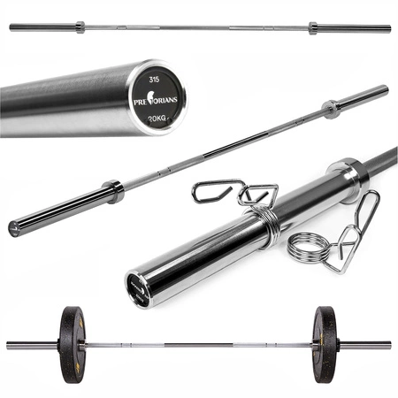 Gryf prosty olimpijski GO315 20kg 220cm Pretorians