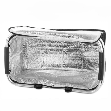 Kosz termiczny na zakupy piknikowy duży 30 litrów słoneczniki