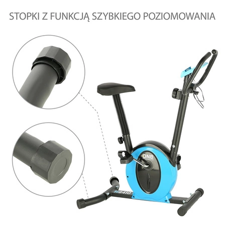 M8410 BLACK-BLUE ROWER MAGNETYCZNY ONE FITNESS