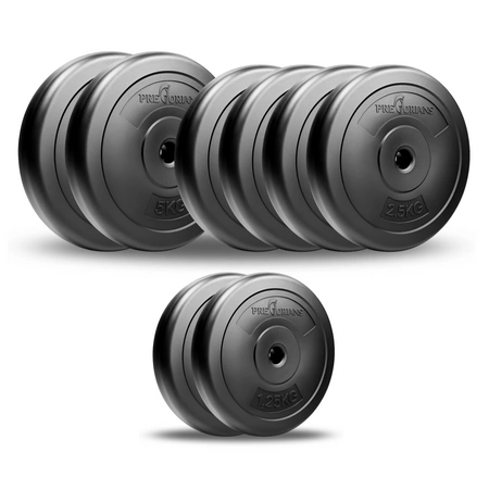 Zestaw do ćwiczeń 30kg - ze sztangą / gryfem prostym 180 cm i nakładem obciążeń