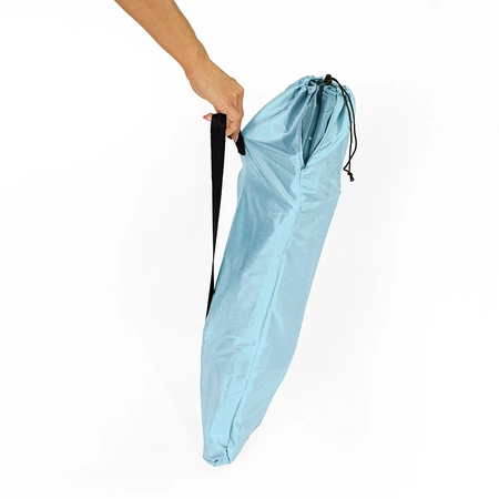 Krzesło turystyczne plażowe wędkarskie na kemping ryby rozkładane błękitne