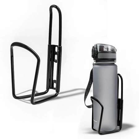 Uchwyt koszyk rowerowy na bidon butelkę metalowy UB1