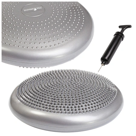 Poduszka sensoryczna dysk korekcyjny do ćwiczeń szara