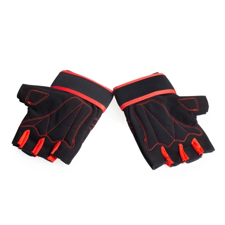 Rękawiczki treningowe na siłownię Pretorians czerwone L