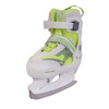ŁYŻWY FIGUROWE NILS EXTREME NF701 regulowane 38-41 BIAŁO-ZIELONE