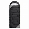 Śpiwór turystyczny kołdra - lekki ciepły czarny + pokrowiec