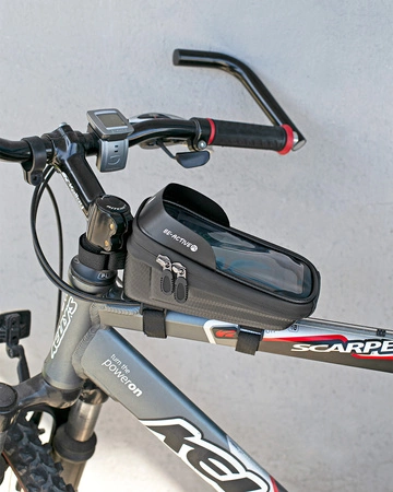 Sakwa torba rowerowa na ramę etui na telefon nawigacje wodoodporne ER1 