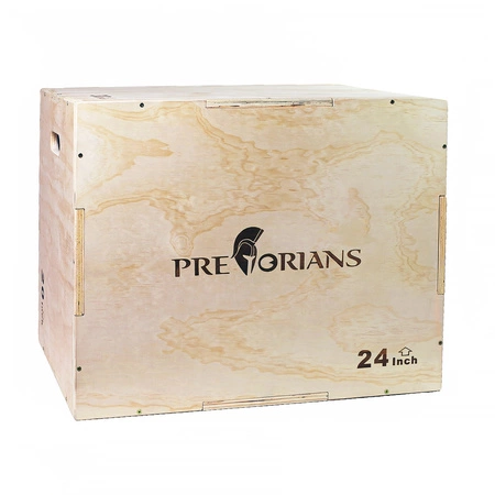 Skrzynia drewniana plyometryczna do ćwiczeń Jump Box Pretorians