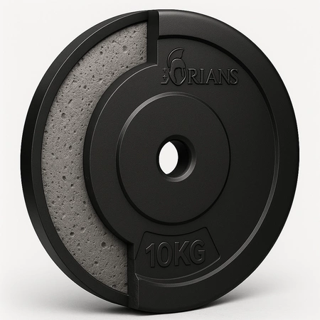 Zestaw obciążeń 30kg Pretorians - obciążenia 2 x 10kg, 2x5kg