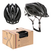 Kask rowerowy czarno-biały rozmiar M Nils Extreme MTW202
