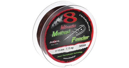 PLECIONKA - OCTA METHOD FEEDER - 0.08mm/5.1kg/300m - BRĄZOWA - op.1szp.