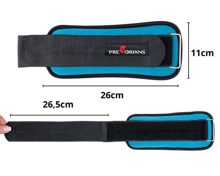 Obciążniki ciężarki na nogi kostki ręce nadgarstki 2x0,75kg Pretorians