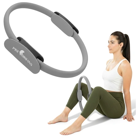 Obręcz do pilatesu jogi kółko do ćwiczeń ring Pretorians szare