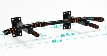 Drążek do podciągania ćwiczeń ścienny wielofunkcyjny mocny