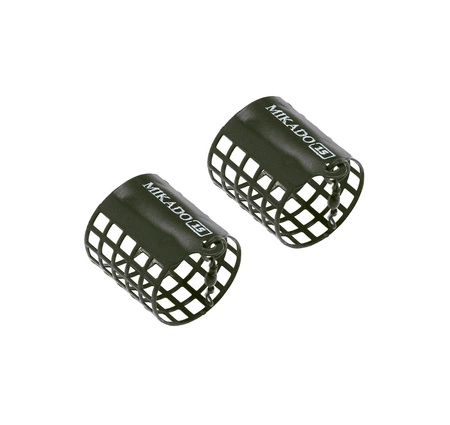 KOSZYCZEK ZANĘTOWY - OKRĄGŁY - 15g - (32x40mm) - CZARNY- op.2szt
