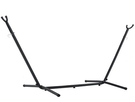 Stelaż hamak dwuosobowy - zestaw ogrodowy stalowy stojak z hamakiem - kolorowe