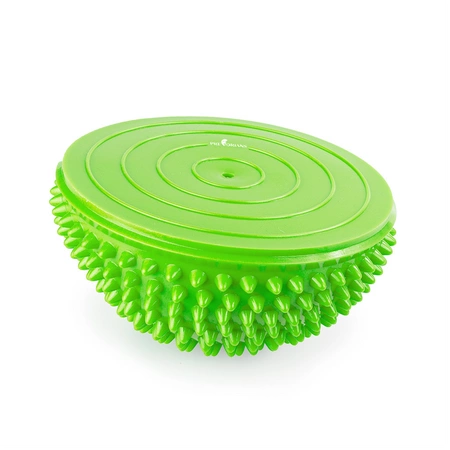 Półkula sensoryczna półjeżyk do rehabilitacji masażu zielona