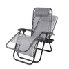 Leżak turystyczny Zero Gravity - szary, wygodny i mobilny