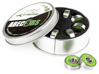 ŁOŻYSKA ABEC- 5 RS ZIELONY CARBON (8szt.) Nils Extreme