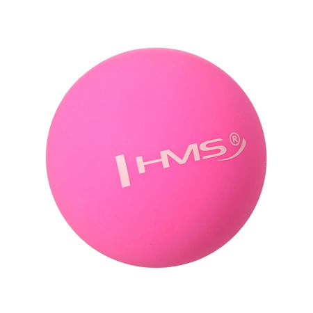 Piłka lacrosse pojedyńcza do masażu BLC01 pink HMS