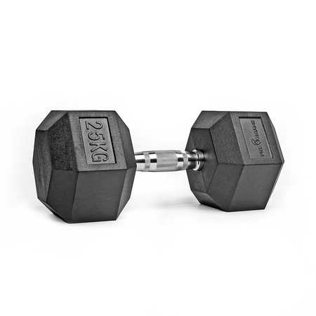 Hantla Hex 25kg ciężarek ogumowany