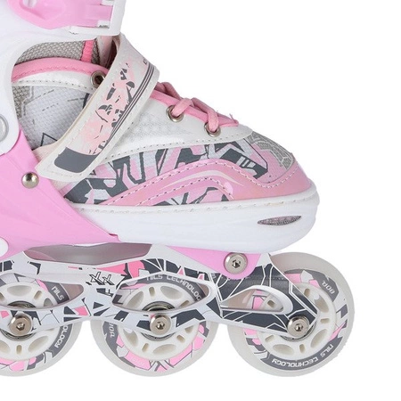 Łyżwy/rolki 2w1 NF10927A jasnoróżowe M Nils Extreme