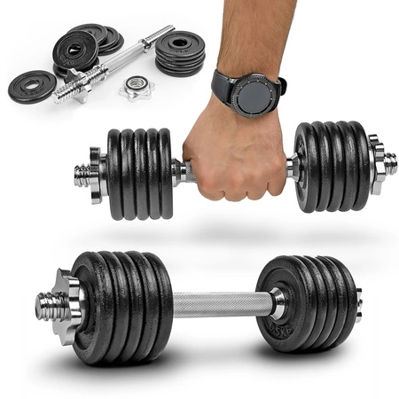 Hantla 5kg żeliwna gryf obciążenia