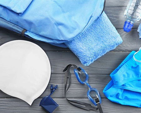 Czepek silikonowy na basen pływacki kąpielowy CP9 biały