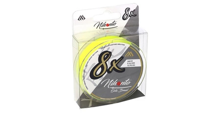 PLECIONKA - NIHONTO OCTA BRAID - 0.35mm/35.4kg/300m - FLUO ŻÓŁTA - op.1szp.