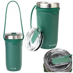 Kubek termiczny termos duży 550ml na herbatę kawę napój podróżny zielony