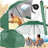 Parasol plażowy i ogrodowy 3w1 - duży składany parawan