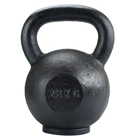 KETTLEBELL 28 KG ŻELIWNY KGP28 HMS PODSTAWA GUMOWA