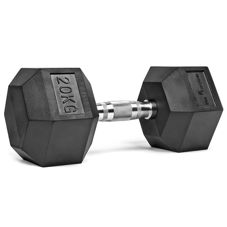 Hantla Hex 20kg ciężarek ogumowany