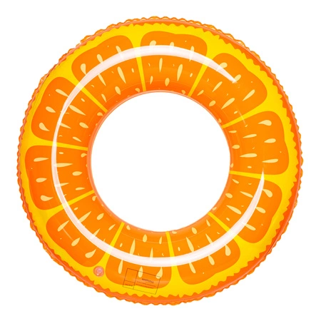 Koło dmuchane 90cm pomarańcza - kółko do nauki pływania