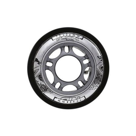 Kółka CZARNE 4 SZT. PU 70X24 82A