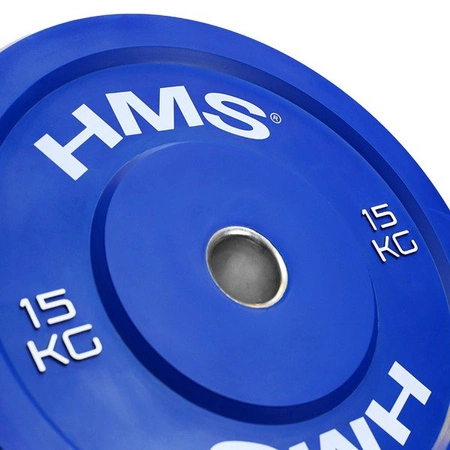 Talerz Olimpijski BUMPER 15kg HMS TOB-15