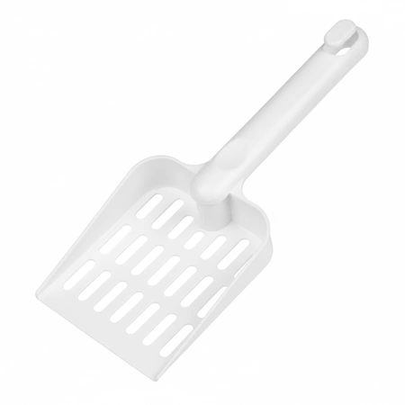 Kuweta dla kota z łopatką – duża szara z wysokimi ściankami