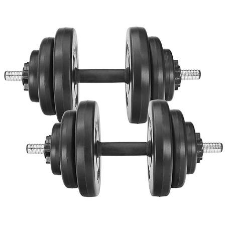 Hantle 2x10 kg gryfy obciążenia zestaw hantli